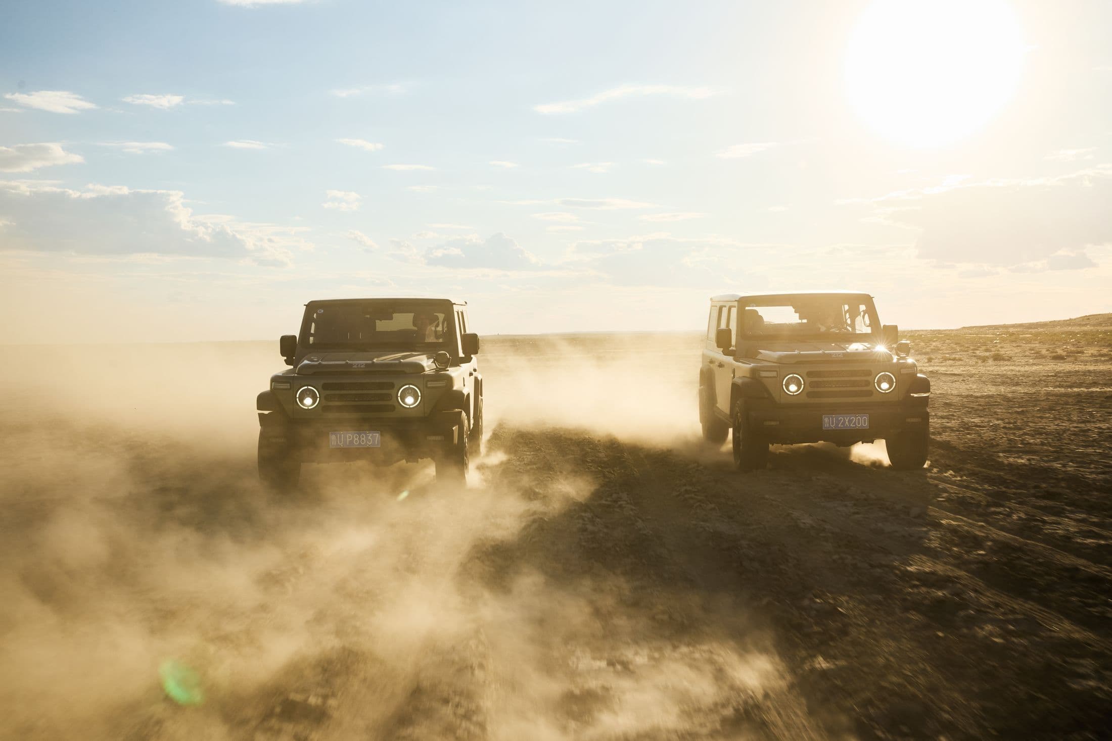Dust: Two up, into the sun
